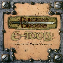 TSR Dungeons & Dragons Third Edition Archive: E-Tools: Character and Monster Generator