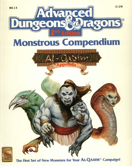 TSR Dungeons & Dragons Archive: Al-Qadim: Monstrous Compendium