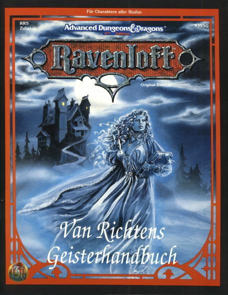 TSR D&D/AD&D Fantasy-Rollenspiele Archive: RR5 Van Richtens Geisterhandbuch