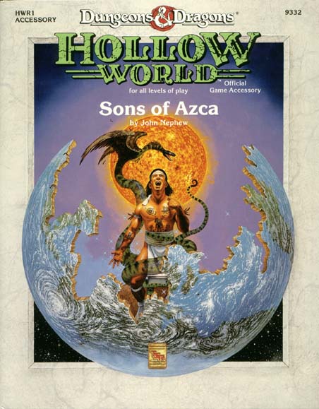 TSR Dungeons & Dragons Archive: Hollow World: Sons of Azca
