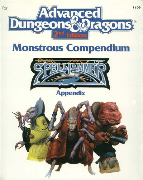 TSR Dungeons & Dragons Archive: Spelljammer: Monstrous Compendium Appendix